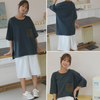 大きいサイズまでサイズ展開 ペアルック ビッグTシャツ ルームウェア ワンマイルウェア レデイース (M～5XL）