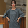 大きいサイズまでサイズ展開 ペアルック ビッグTシャツ ルームウェア ワンマイルウェア レデイース (M～5XL）