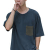 大きいサイズまでサイズ展開 ペアルック ビッグTシャツ ルームウェア ワンマイルウェア メンズ (M～5XL）