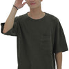 大きいサイズまでサイズ展開 ペアルック ビッグTシャツ ルームウェア ワンマイルウェア メンズ (M～5XL）