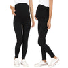 妊婦さんのための締め付けなしマタニティレギンス 産後でも履けるウエストゴム調節仕様【厚手裏起毛 春・秋・冬におすすめ】