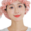 産後のママの味方、抜け毛防止シルクナイトキャップ（ロングヘア・ショートヘア・ミディアムヘア対応の2サイズ）