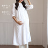 妊婦さんのためのマタニティワイドパンツ（生地は普通の厚さ　夏向き）