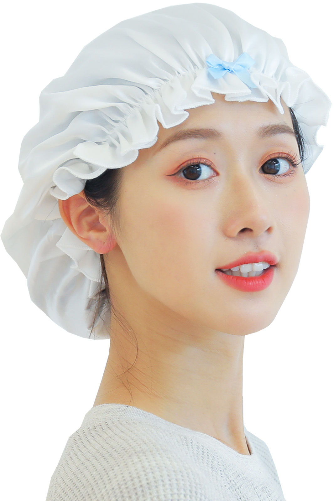 産後のママの味方、抜け毛防止シルクナイトキャップ（ロングヘア・ショートヘア・ミディアムヘア対応の2サイズ）
