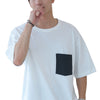 大きいサイズまでサイズ展開 ペアルック ビッグTシャツ ルームウェア ワンマイルウェア メンズ (M～5XL）
